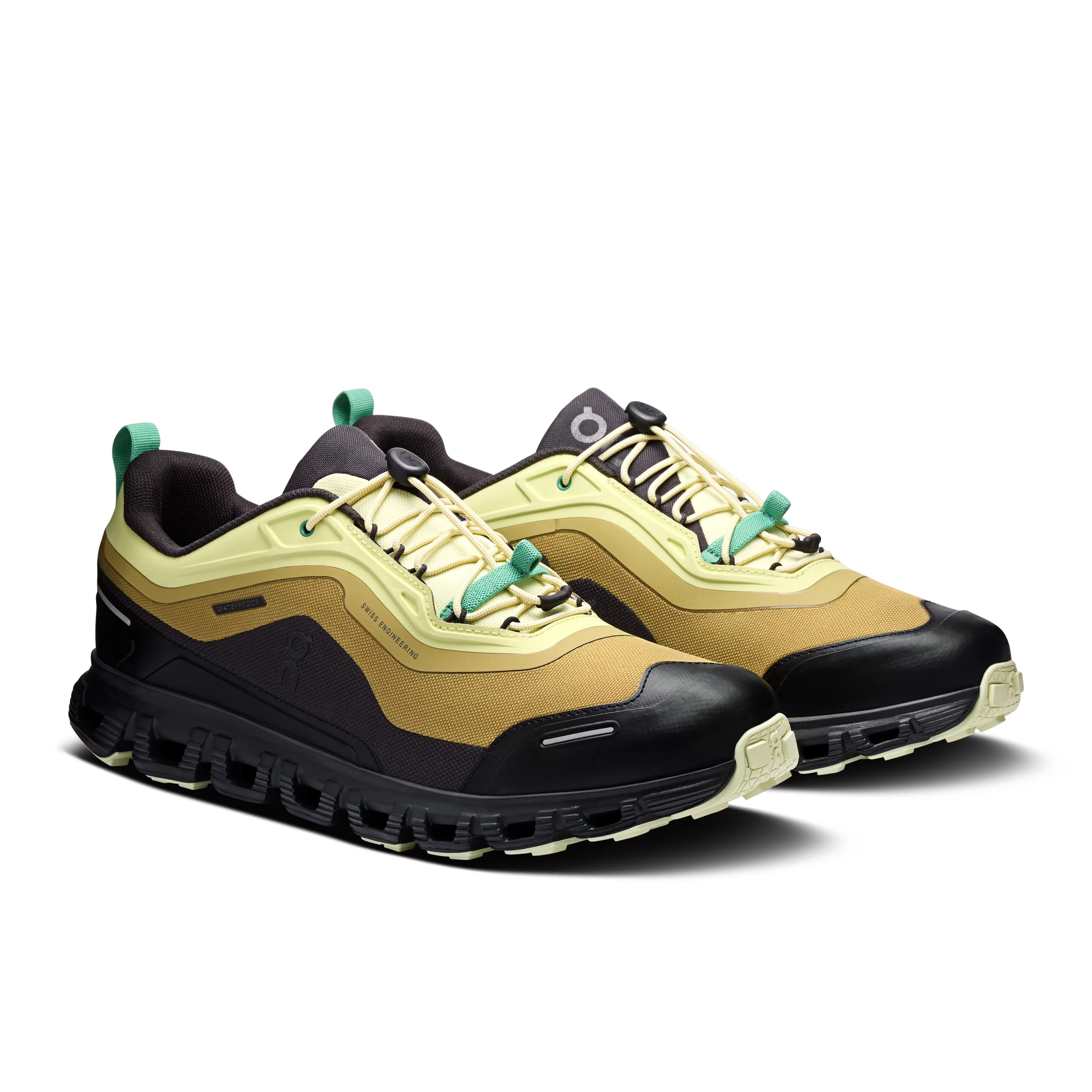 ON Men's Cloud 6 Geo Waterproof Limelight/Safari